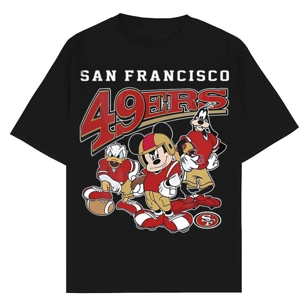 Mickey Mouse And Friends San Francisco 49Ers Shirt